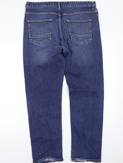 Easy Womens Blue   Straight Jeans Size 36 L30 in