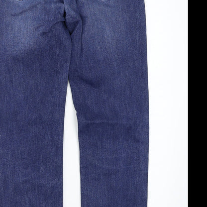Easy Womens Blue   Straight Jeans Size 36 L30 in