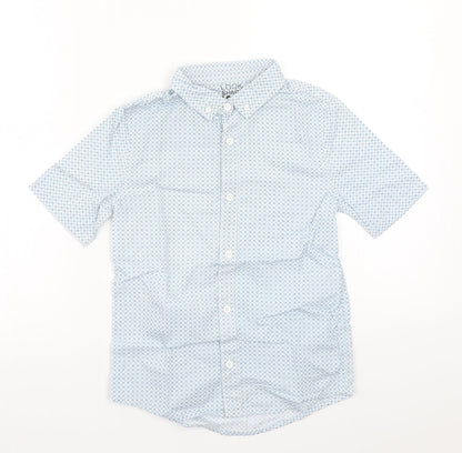 F&F Girls Blue   Basic Button-Up Size 7-8 Years