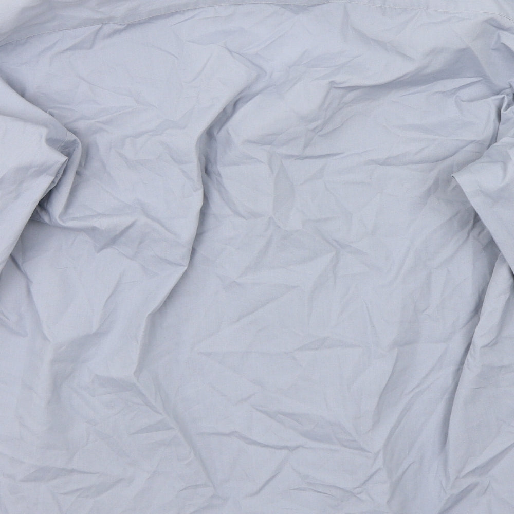 Taylor & Wright Mens Blue    Button-Up Size 17