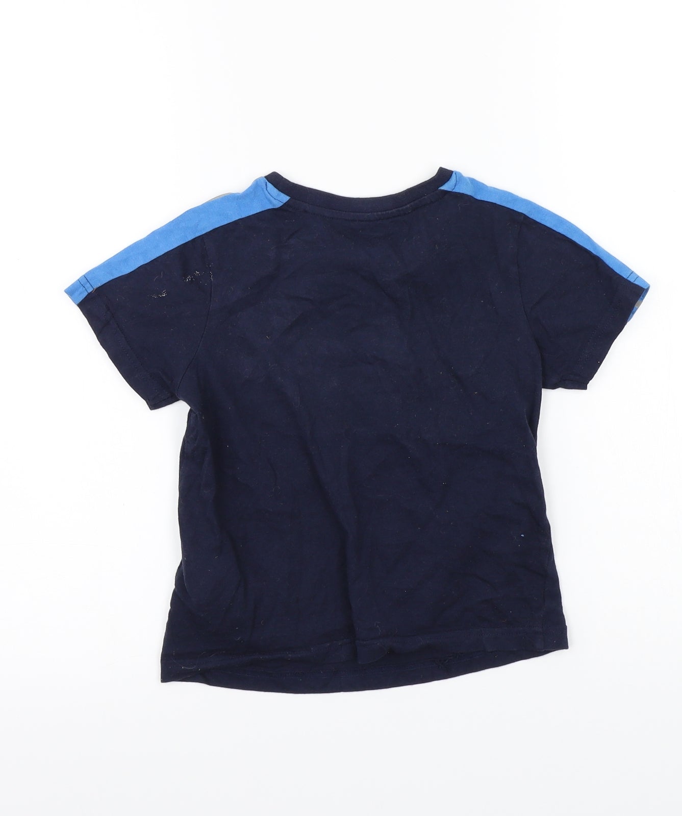 Vertbaudet Boys Blue   Basic T-Shirt Size 5 Years