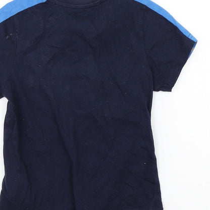 Vertbaudet Boys Blue   Basic T-Shirt Size 5 Years