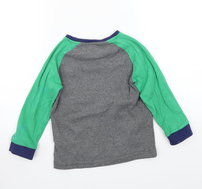 Marks & Spencer Boys Grey   Basic T-Shirt Size 3-4 Years