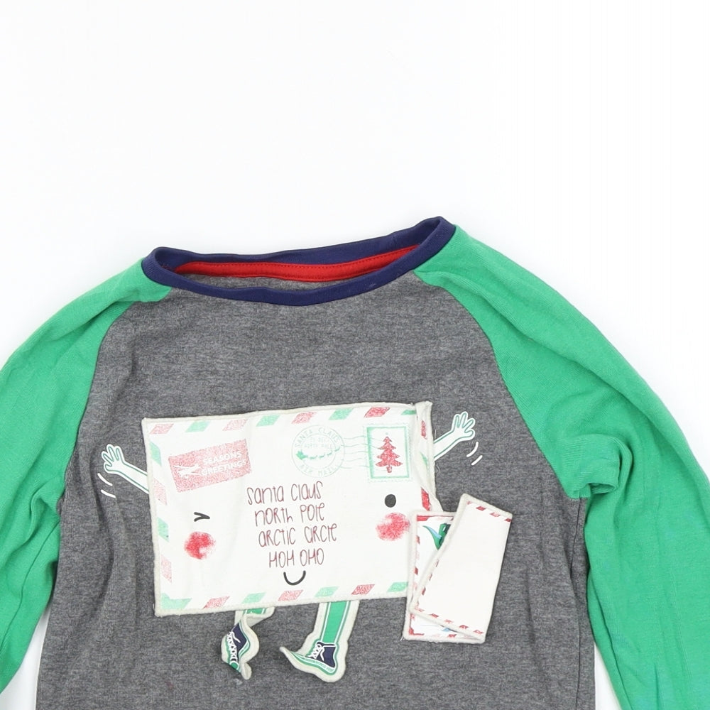 Marks & Spencer Boys Grey   Basic T-Shirt Size 3-4 Years