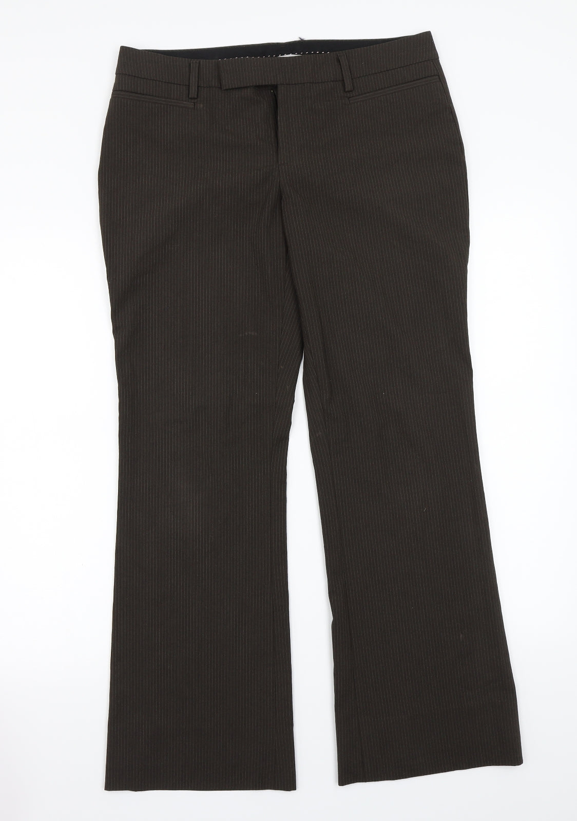 Womens UK Size 8 Gap Regular Fit  Brown Trousers