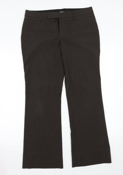 Womens UK Size 8 Gap Regular Fit  Brown Trousers