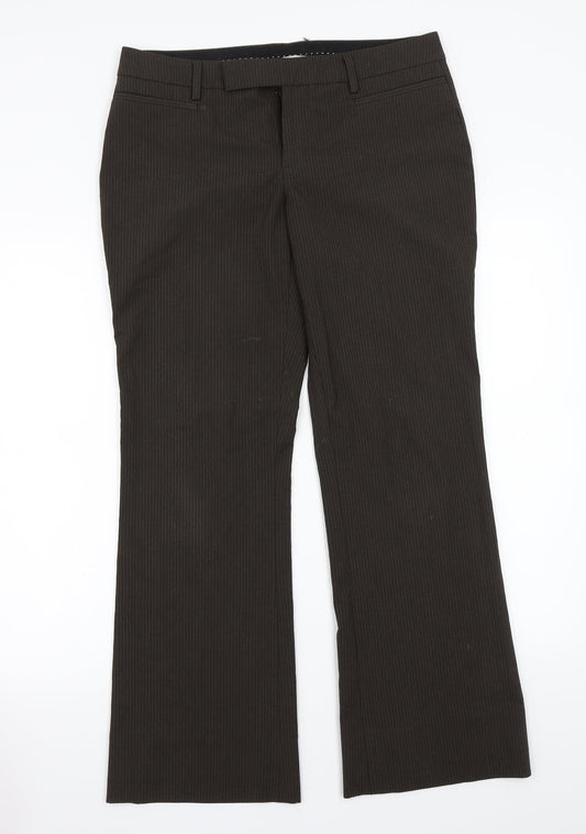 Womens UK Size 8 Gap Regular Fit  Brown Trousers