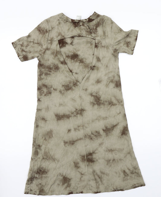 FOREVER 21 Womens Green   T-Shirt Dress  Size M