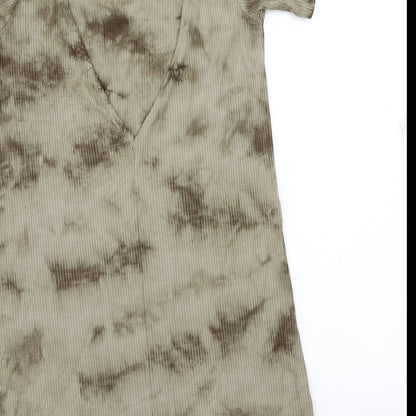 FOREVER 21 Womens Green   T-Shirt Dress  Size M