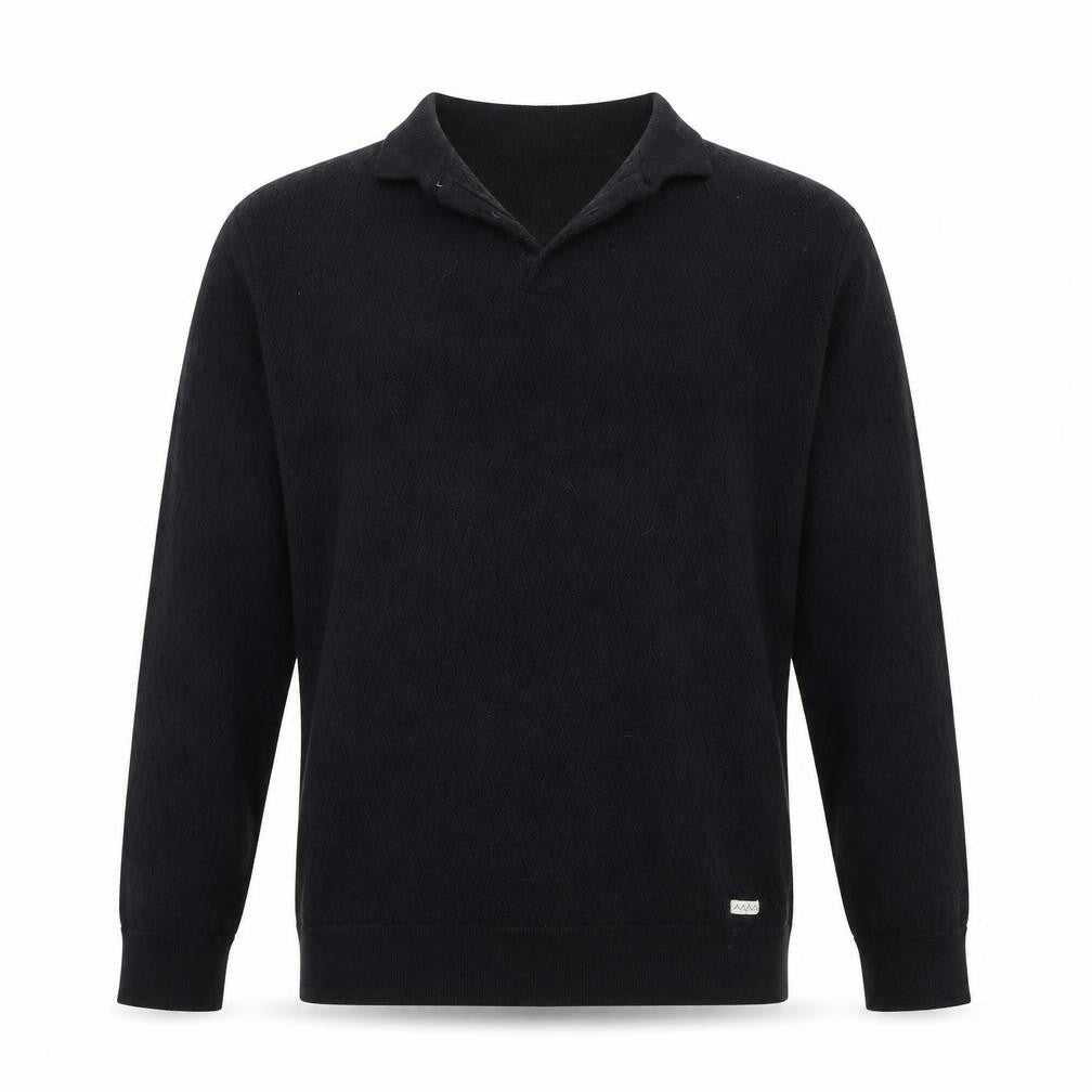 Am london Mens Black   Pullover Jumper Size L