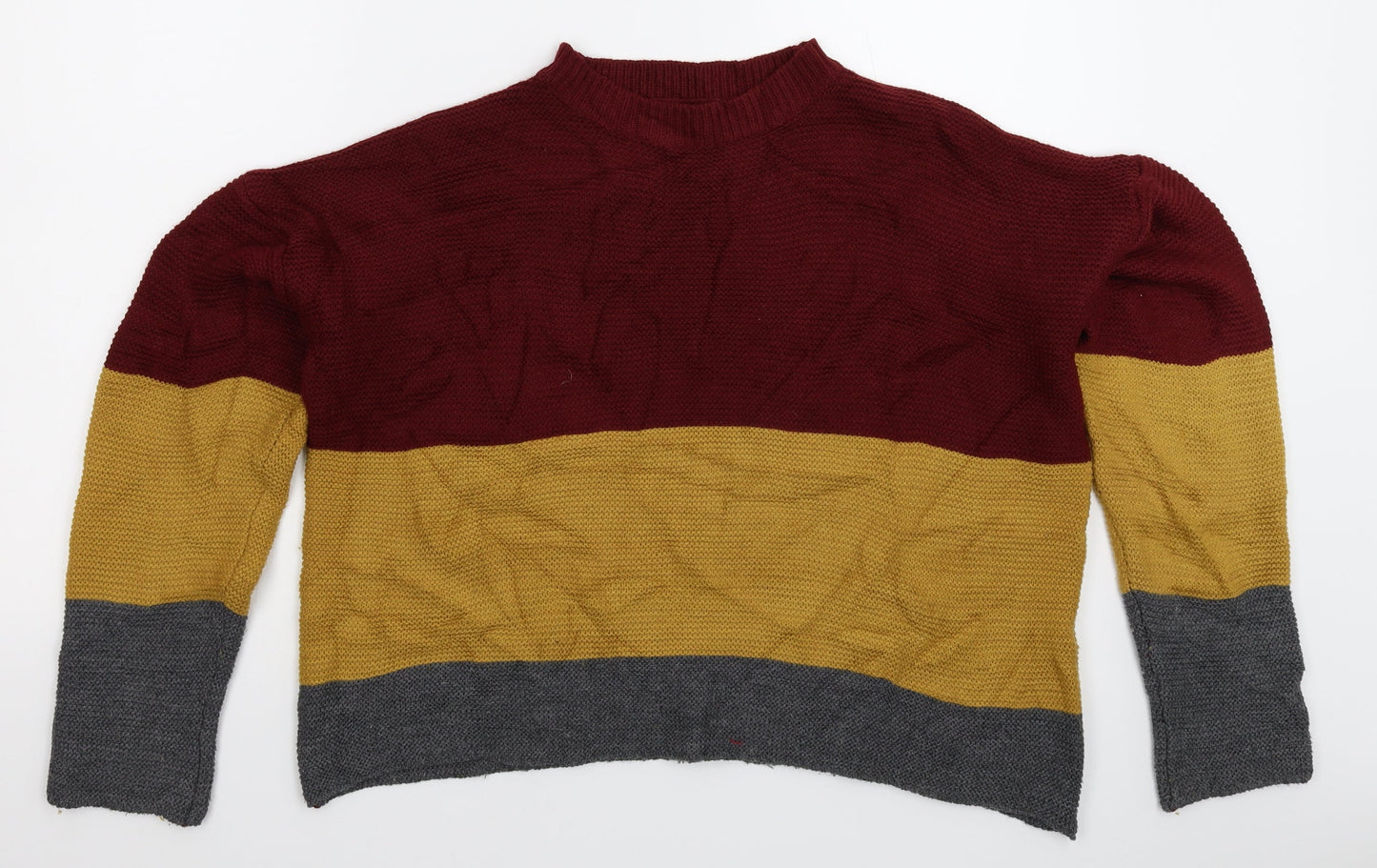 SheIn Womens Multicoloured  Knit Pullover Jumper Size S