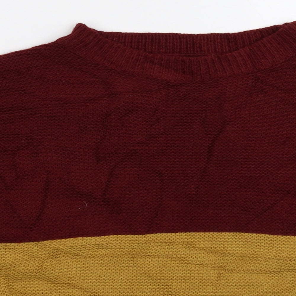SheIn Womens Multicoloured  Knit Pullover Jumper Size S