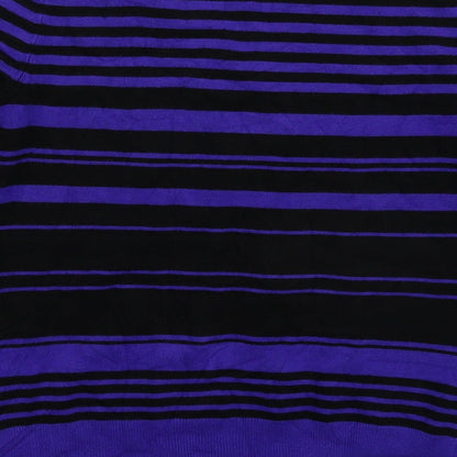 Debenhams Womens Purple Striped Knit Pullover Jumper Size 8