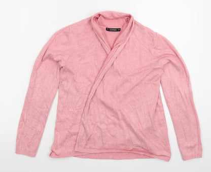 Dunnes Stores Womens Pink  Knit Cardigan Jumper Size S