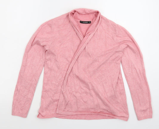 Dunnes Stores Womens Pink  Knit Cardigan Jumper Size S