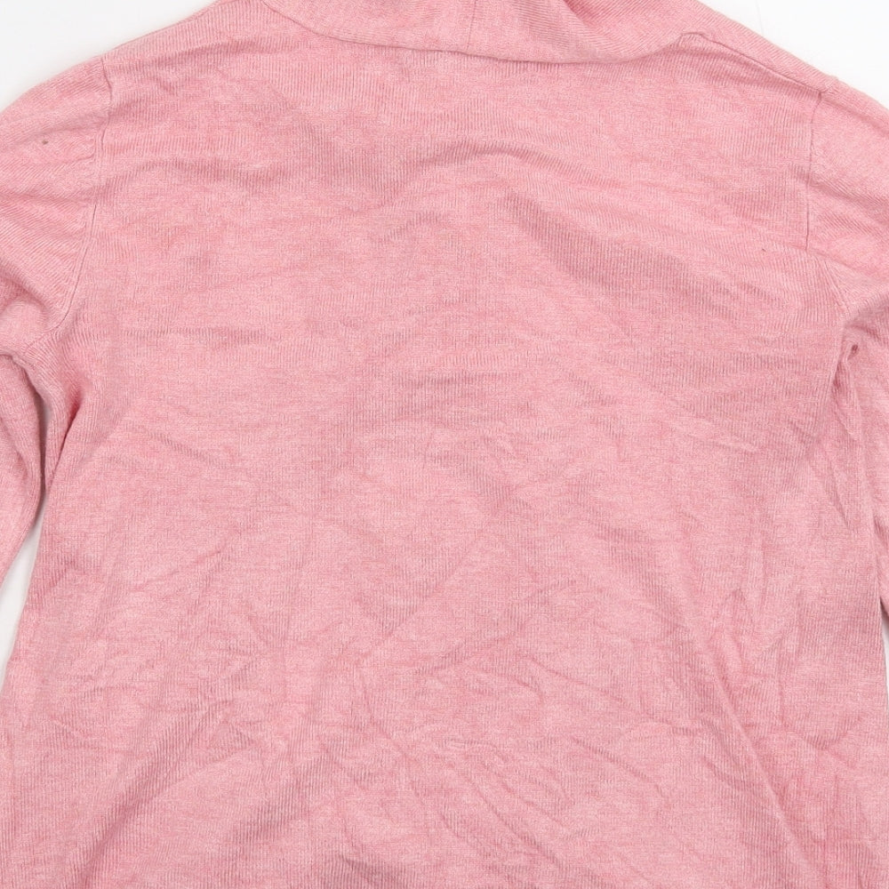 Dunnes Stores Womens Pink  Knit Cardigan Jumper Size S
