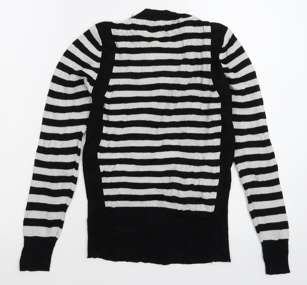 Marks & Spencer Womens Multicoloured Striped Knit Pullover Jumper Size 10