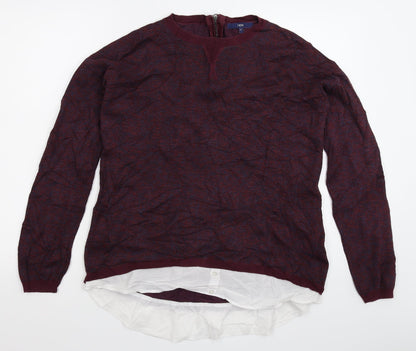Next Womens Brown  Knit Pullover Jumper Size 12