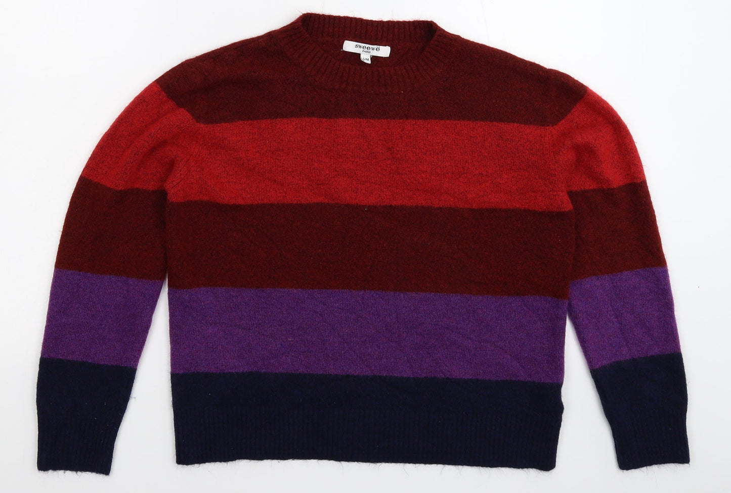 Sweewe Womens Multicoloured  Knit Pullover Jumper Size M