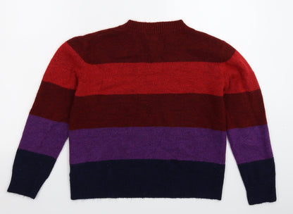 Sweewe Womens Multicoloured  Knit Pullover Jumper Size M