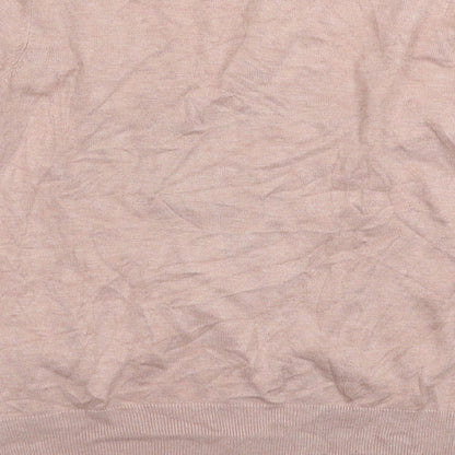 H&M Womens Beige  Knit Cardigan Jumper Size M