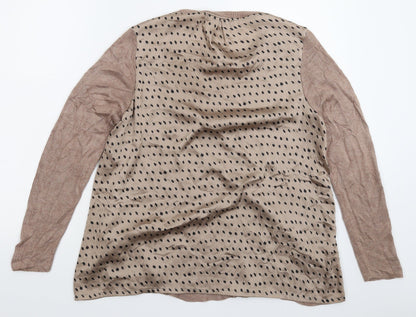 Marks & Spencer Womens Grey  Knit Pullover Jumper Size 16