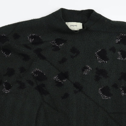 Matalan Womens Grey Animal Print Knit Pullover Jumper Size L