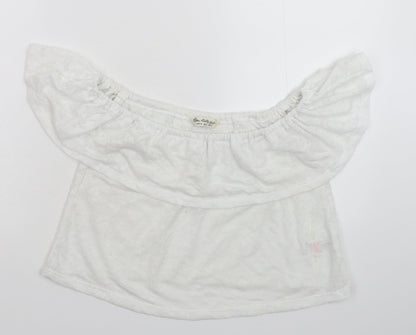 Miss Selfridge Womens White   Cropped Tank Size 8