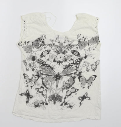 George Womens White   Basic Tank Size 12