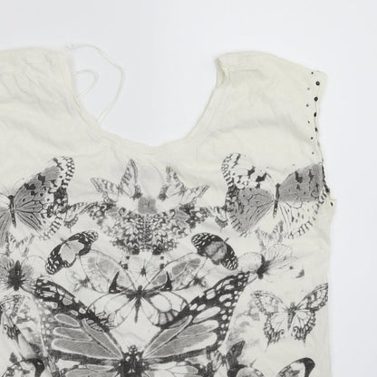 George Womens White   Basic Tank Size 12