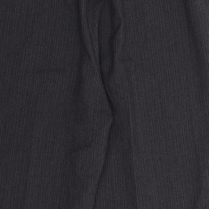 Womens UK Size 20 BM Regular Fit Dress Pants Grey Trousers