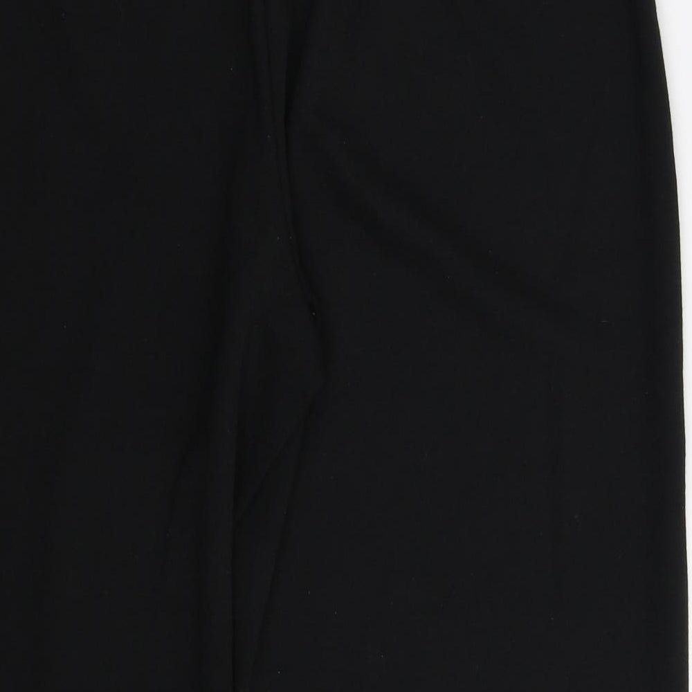 Anthology Womens Black   Cropped Trousers Size 16 L21 in