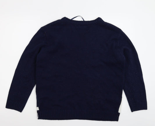 Atmosphere Womens Blue  Knit Pullover Jumper Size M