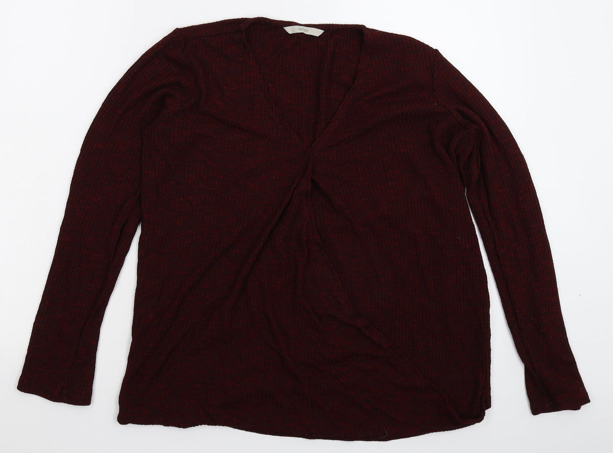 George Womens Brown  Knit Pullover Jumper Size 12