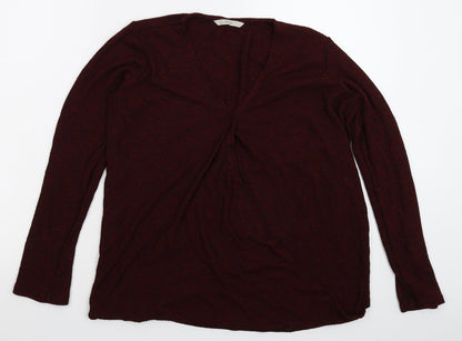 George Womens Brown  Knit Pullover Jumper Size 12