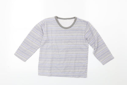 Preworn Girls Blue   Pullover Sweatshirt Size M