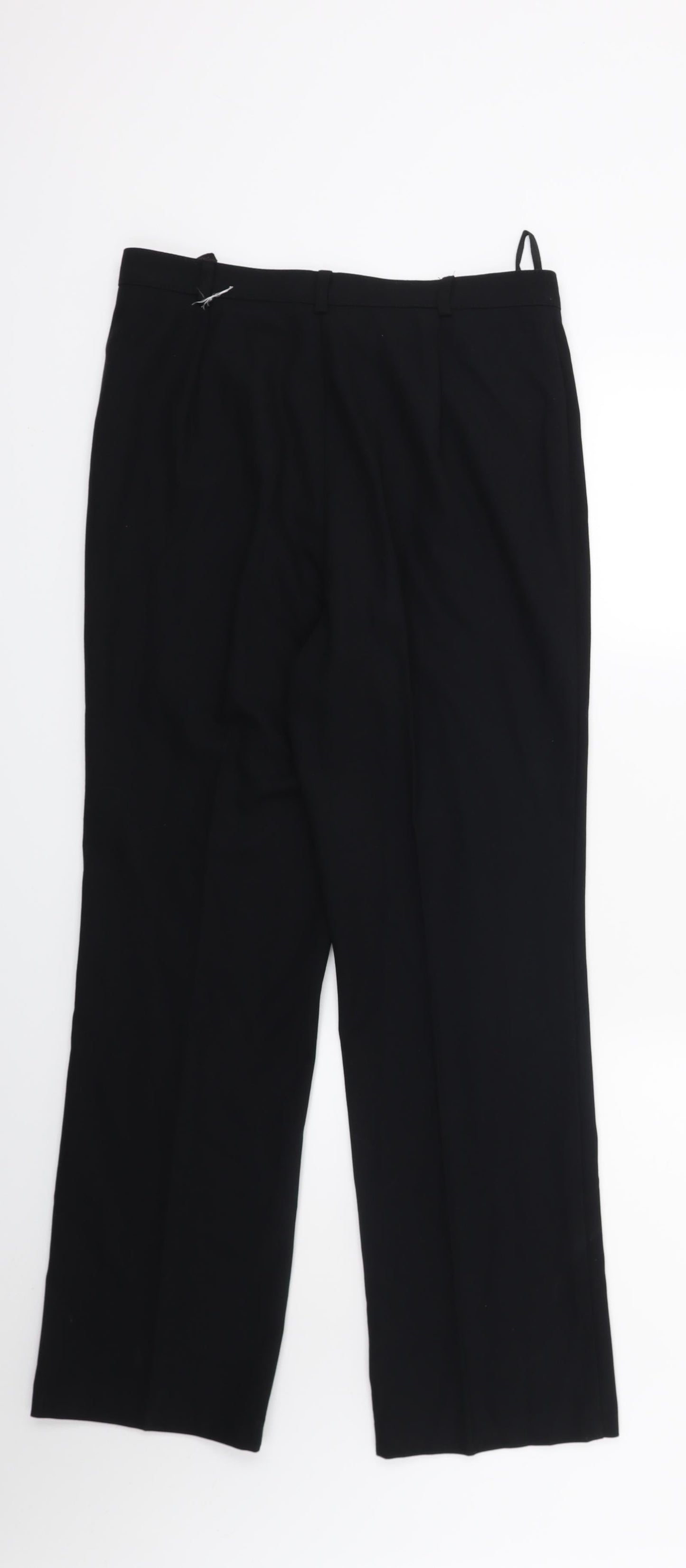 Womens UK Size 12 Marks and Spencer Regular Fit  Black Trousers