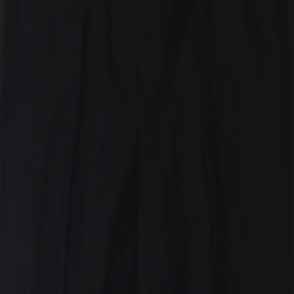 Womens UK Size 12 Marks and Spencer Regular Fit  Black Trousers