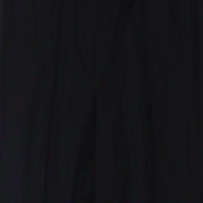 Womens UK Size 12 Marks and Spencer Regular Fit  Black Trousers