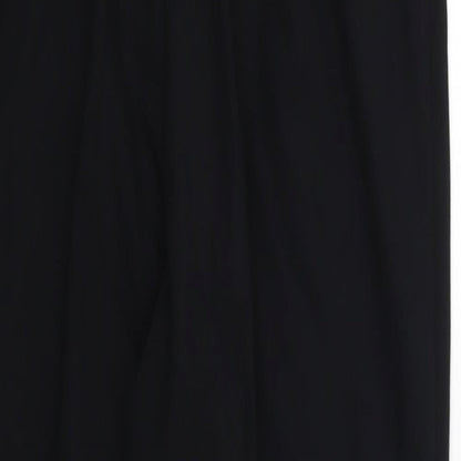 Womens UK Size 12 Marks and Spencer Regular Fit  Black Trousers
