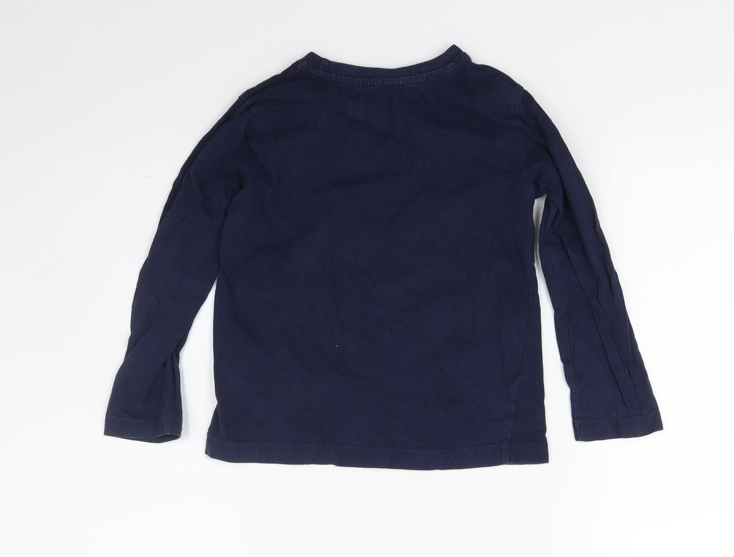 Primark Boys Blue   Pullover Sweatshirt Size 3-4 Years  - Dad Super hero