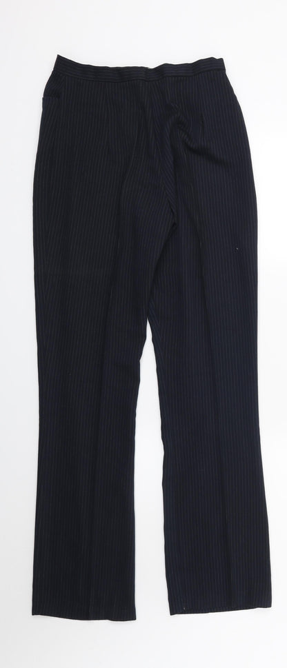 bay trading company Womens Blue Striped  Trousers  Size 10 L27 in