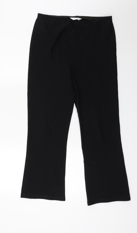 Classics Womens Black   Trousers  Size 12 L27 in