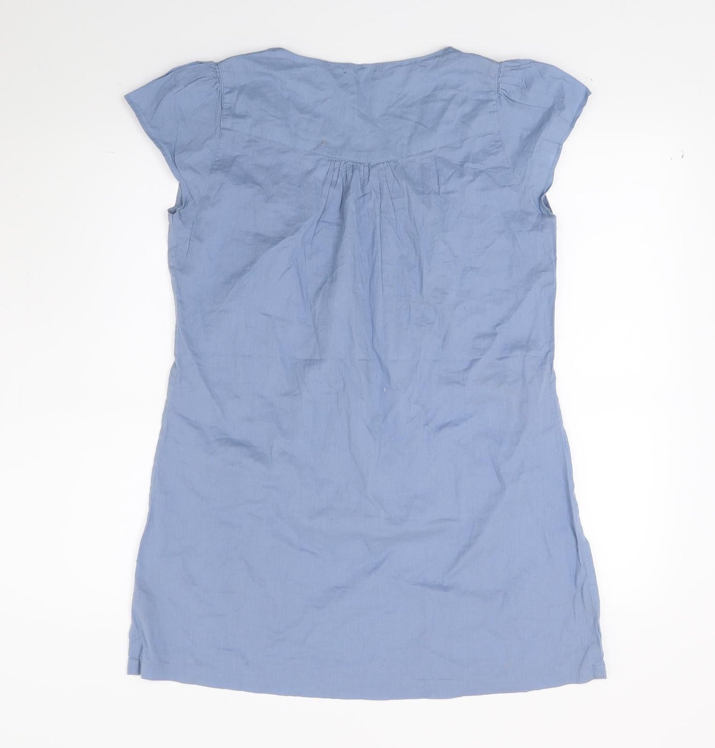 M&Co Womens Blue  Rayon A-Line  Size 10