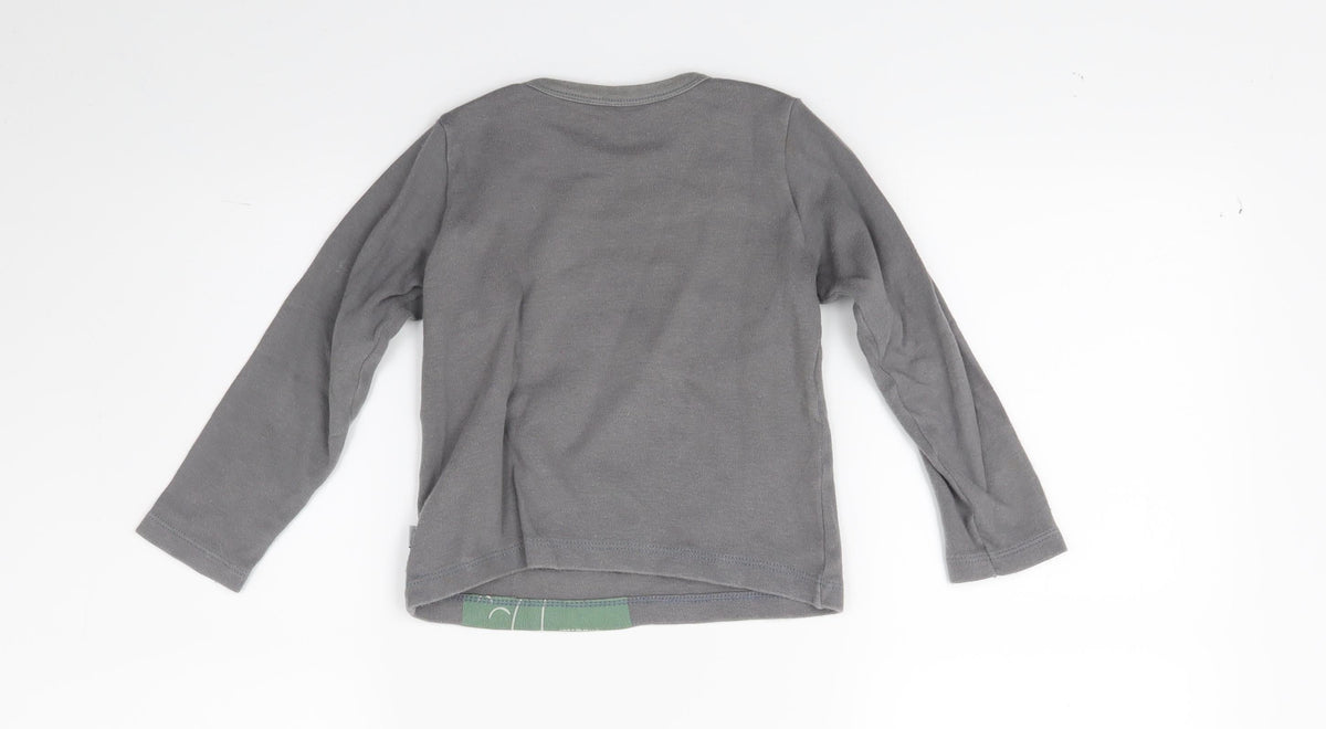 Trick nick Boys Grey   Pullover Sweatshirt Size 4 Years  - Crocodile