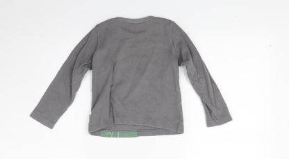 Trick nick Boys Grey   Pullover Sweatshirt Size 4 Years  - Crocodile