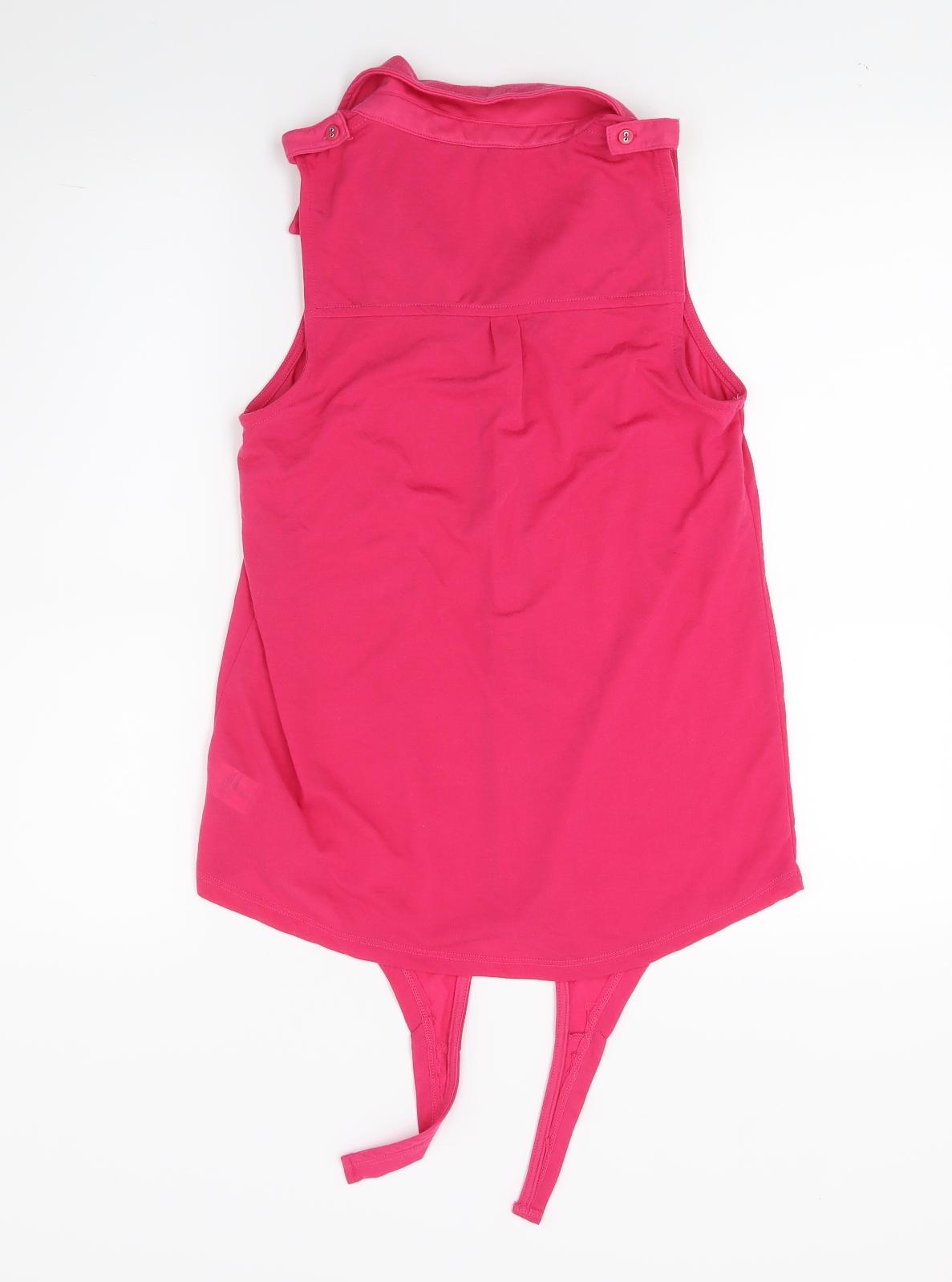 F&F Womens Pink   Basic Button-Up Size 8