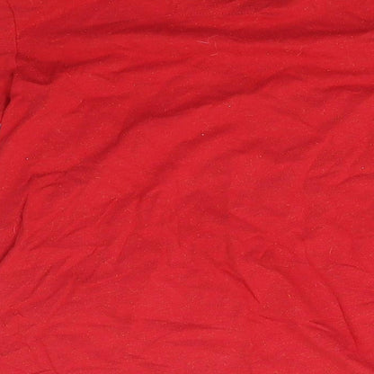 Tu Girls Red   Basic T-Shirt Size 9 Years