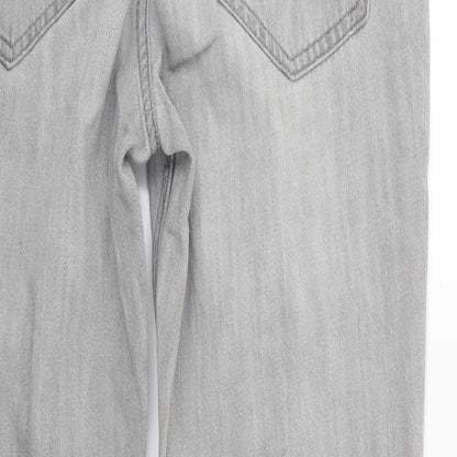 NEXT Womens Grey  Denim Straight Jeans Size 10 L27 in