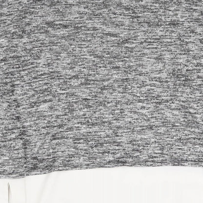Oasis Womens Grey  Knit Pullover Jumper Size S